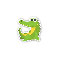 Crocodile Icon. Emoji Vector. Colorful Icon. Icon Vector. Icon Design