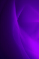 Purple abstract background with smooth lines, waves transitioning to black, gradient. Background for design with copy space. Vertical orientation. Copy space