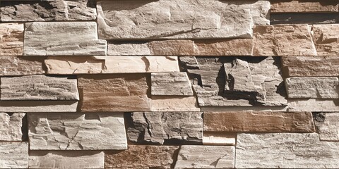 natural stone elevation tiles design, seamless bricks and stone design, joint free elevation,...