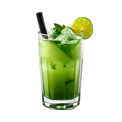 An Isolated Incredible Hulk Drink Cocktail Drink, Transparent Background, PNG