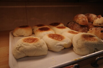 Taiwan bread which scallion at the inside