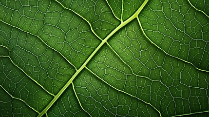 Green leaves abstract pattern, nature illustration