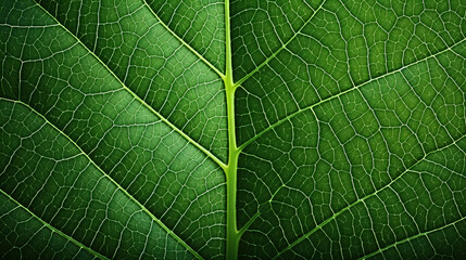 Green leaves abstract pattern, nature illustration