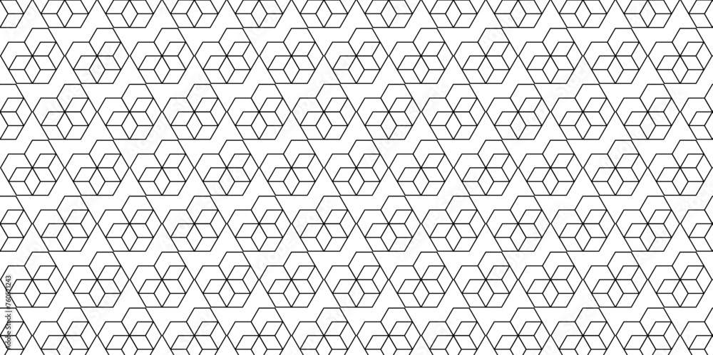 Poster abstract hexagon polygonal pattern background vector. modern simple style hexagonal graphic concept.