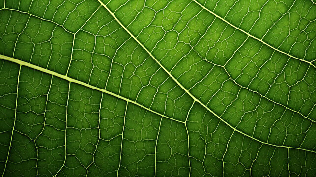 Green leaves pattern, nature illustration
