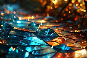 background with lights. generative ai