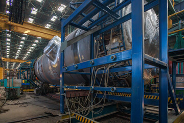 Steam generator vessel of nuclear reactor.