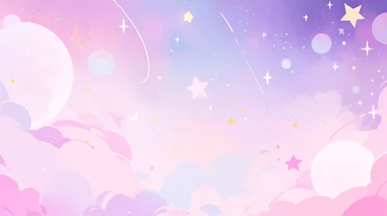 Türaufkleber 星空が可愛い風景壁紙素材 © 葉月ねここ