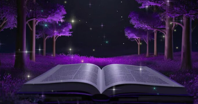 Fantasy and literature concept. Copy space. The concept for World Book Day background