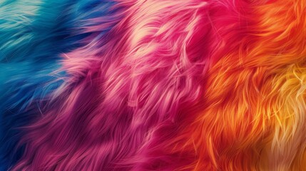 Pop colorful fur enlarged background