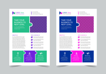 Corporate Business Flyer Template | A4 | Print Ready
