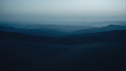 Fototapeta premium Mystical Minimalism Deep Indigo Gradient Background for Enigmatic Ambiance