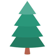 Obraz premium Christmas tree icon