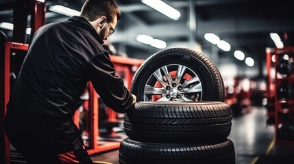 Obraz premium Car care maintenance and servicing,