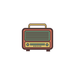 Radio Retro Vintage Icon Design