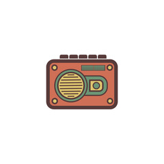 Radio Retro Vintage Icon Design