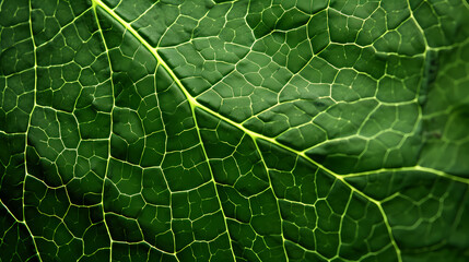 Green leaves pattern macro background