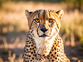 Cheetah in the Chobe National Park, Botswana.