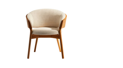 photograph of chair. Isolated on transparent background.