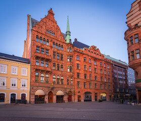 Stortorget in Malmö, beautiful old market square