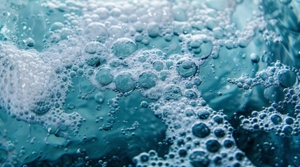 Serene Detergent Bubbles - obrazy, fototapety, plakaty