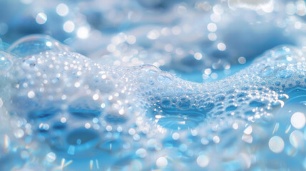 Sparkling Clean Water Bubbles - obrazy, fototapety, plakaty