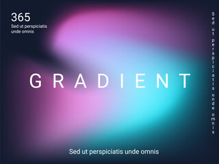 Liquid on colorful background. Bright mesh blurred pattern in pink, blue, green tones.