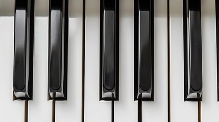 Music concept photo of the piano keys