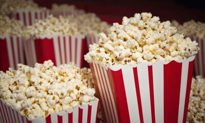 Pile of theater popcorn