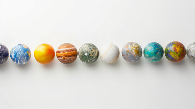 planets set blass ball 