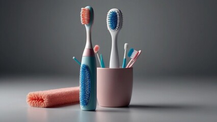 toothpaste toothbrush isolated
