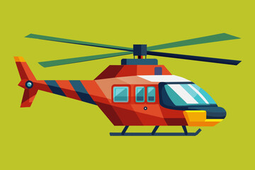 Obraz na płótnie Canvas helicopter vector illustration