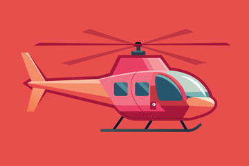 helicopter vector illustration