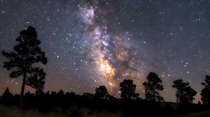 Fototapeta premium stars in the sky. Generative AI