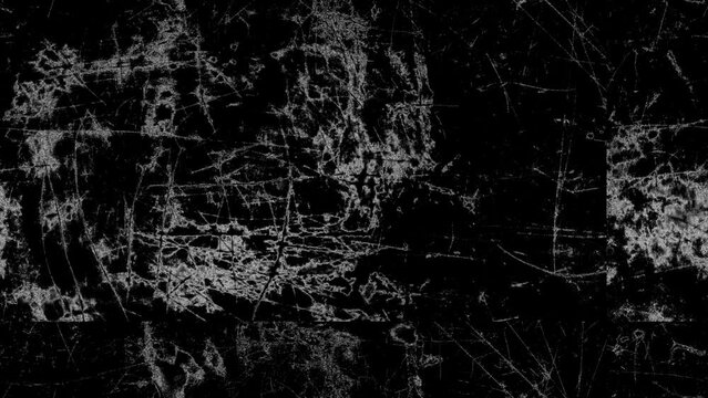 Grunge black background with scratches, old wall texture