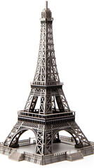 Obraz premium Illustrated Eiffel tower, eiffel tower illustrated white background