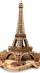 Fototapeta premium Illustrated Eiffel tower, eiffel tower illustrated white background