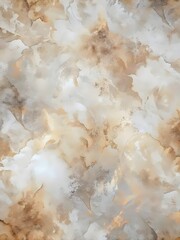 Abstract Marble Texture with Gold Accents