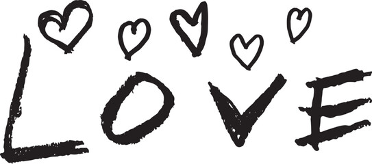 doodle effect Valentine's Day heart set . Heart Love Logo Variations. Various simple vector heart love icon. medicine concept design vector illustration