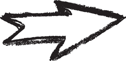 doodle effect arrow collection. crayon texture pencil effect. arrow texture stain set. emphasis, star, arrow mark element. Hand drawn stroke, Vector