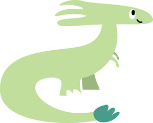 Cute Baby Dinosaur Illustration