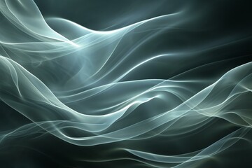 Fototapeta premium Fluid Abstract smooth wavy. Luxury art. Generate Ai