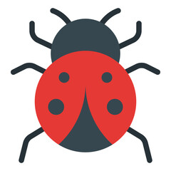 Ladybird flat icon
