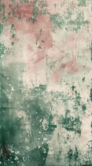 Grunge Background Texture in the Colors Sage Green, Dusty Rose and Cream created with Generative AI Technology