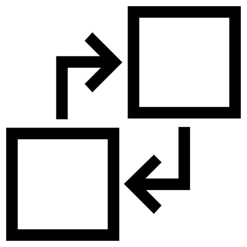 dragging icon, simple vector design