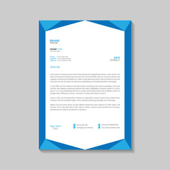 Business letterhead template design