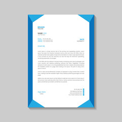 Business letterhead template design