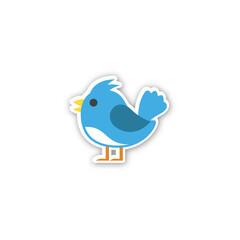 Bird Icon. Emoji Vector. Colorful Icon. Icon Vector. Icon Design