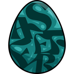 Easter eggs, suitable for decoration templates, posters, social media and design elements