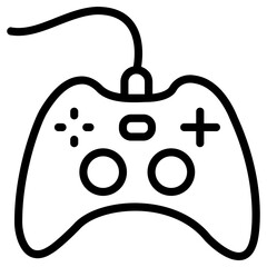 gamepad icon, simple vector design